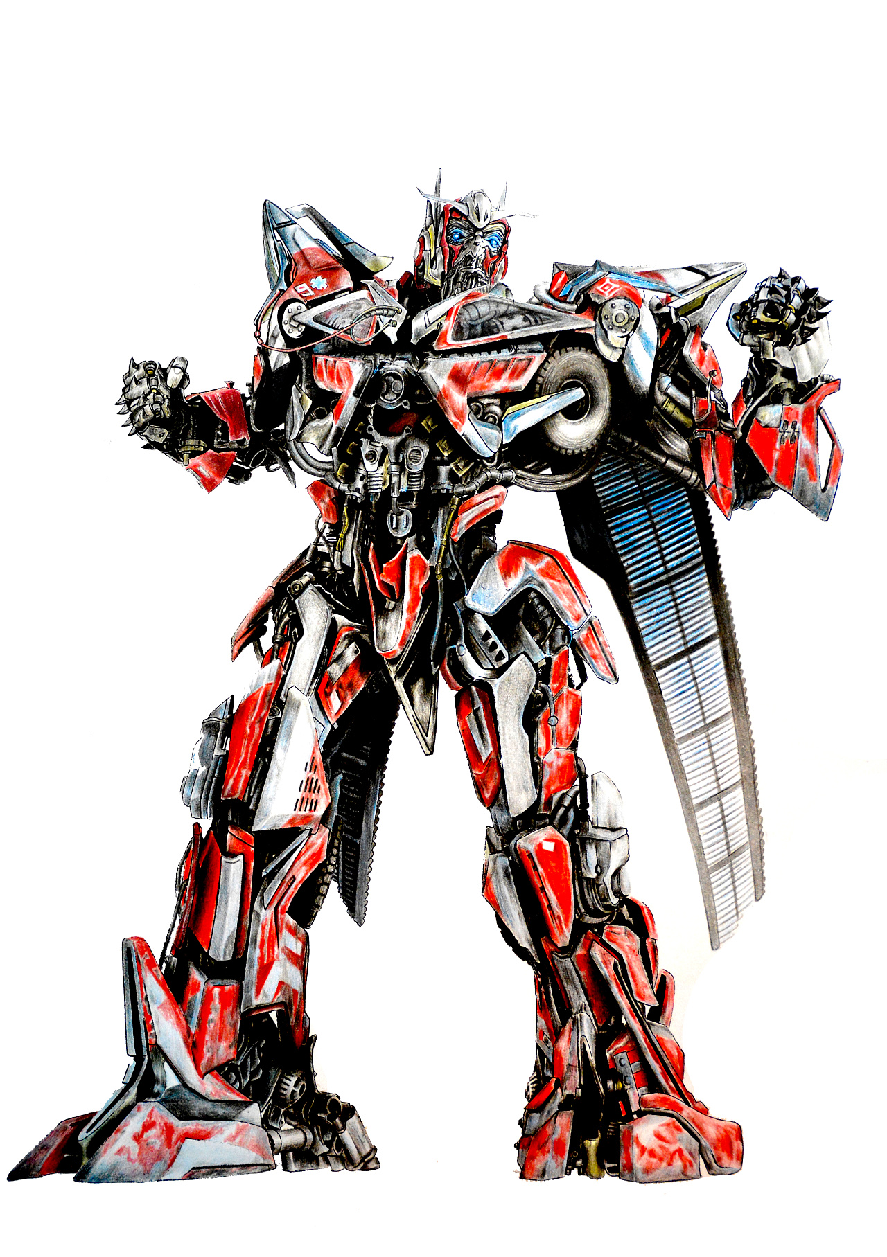 彩鉛手繪-御天敵